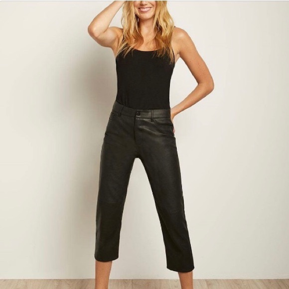 RW&CO. Denim - Faux Leather Jeans